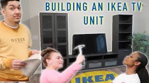 اسهل طريقة تركيب طاولة تلفاز من ايكيا Ikea Youtube