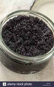 Lumpfish roe in a glass bowl Stock Photo - Alamy