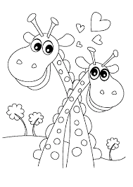 Zurafa Boyama Sayfasi Okuloncesitr Preschool Boyama Sayfalari Hayvan Desenleri Boyama Kitaplari