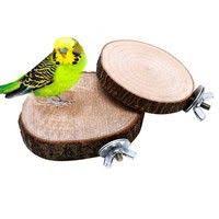 Parrot Pet Bird Chew Toy Wooden Hanging Swing Birdcage Parakeet Cockatiel Cages Cockatiel Cage Bird Chew Toys Parrot Pet