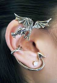 The first curve should line the middle to top part of the ear. 120 Of The Most Creative Earrings For Geeky Girls Bored Panda