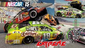 Online interactions not rated by the esrb. Nascar 15 Victory Edition All Cars What Novelty In Nascar Longer Crash Compilation Youtube