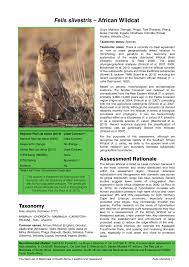 665 x 630 jpeg 63 кб. Pdf A Conservation Assessment Of Felis Silvestris