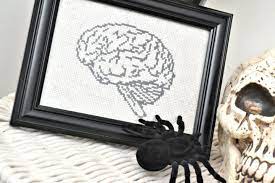 Browse by theme and level to find the design of your dreams! Anatomical Brain Cross Stitch Pattern Ugly Duckling House