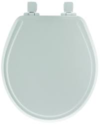Bemis 48slow 000 White Round Wood Core Whisper Close Toilet Seat 073088128119 2