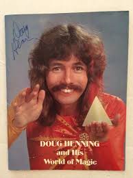 Doug Henning and His World of Magic: Signed Program Autograph 1980 Book  Magician