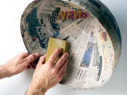 Paper lanterns and rice paper shades create a translucent light source with a single bulb. How To Make A Paper Mache Pendant Light Hgtv