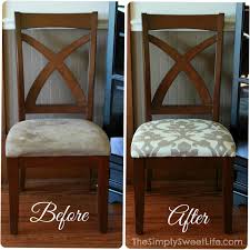 Browse through our stylish dining room chairs now! The Simply Sweet Life How To Recover Your Dining Room Chairs Fabric Dining Room Chairs Reupholster Dining Room Chairs Dining Chair Upholstery