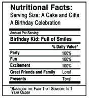 Chip Bag Birthday Nutrition Facts Label Template Pin By Porseha Anderson On Birthday Labels Birthday Labels Nutrition Facts Label Diy Water Bottle Labels