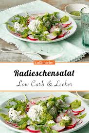 Radieschensalat Mit Huttenkase Rezept Radieschen Salat Gesunde Rezepte Salat