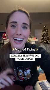 The ceiling fan aisle didn’t do the trick, but the Grinch lights were a  hit🎅🎄 #homedepot #momoftwins #twinmom