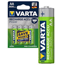 A varta® battery is always the best solution. Varta Power Ready2use Rechargeable Aa Batteries 5716101404 2600mah 1x4
