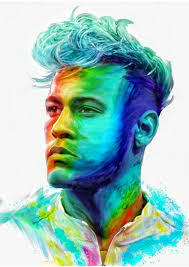 Custom Watercolor Pop Art Portrait: Digital File From Photo