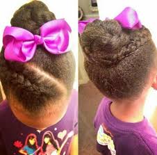 The bangs are combed backwards and tied to one of the back strands with an elastic band. 15 Sweet Hairstyles For Girls Latest Hair Styles For Little Girls Styles Weekly