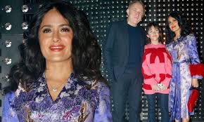If you've been a fan of salma hayek and want to know about. Salma Hayek Joins Her Husband Francois Henri Pinault And Daughter Valentina At Mfw Daily Mail Online