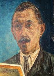 Sold at Auction: Edgar Degas, **David Davidovich Burliuk 1882-1967  (American, Ukrainian) Portrait, 1929 oil