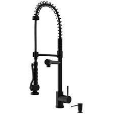 Maybe you would like to learn more about one of these? Vigo Edison Matte Black Pull Down Kitchen Faucet With Soap Dispenser Kitchen Sink Faucets Tools Home Improvement Urbytus Com