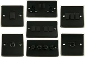 G H Matt Black Light Switches Plug Sockets Toggle Dimmer Switches Black Light Switch Light Switch Light Switches And Sockets