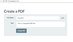 Generating A Pdf With Express Node Js Jscomplete