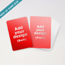 When the card gets triggered you're supposed to immediately move on during the game, but you're also supposed to have a conversation once the game is done. Us Mini Size Game Cards 41mm X 63mm