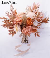 Check spelling or type a new query. Janevini 2021 Vintage Light Coffee Flowers Autumn Bridal Wedding Bouquets Accessories Handmade Silk Roses Hydrangea Real Touch Best Price 95f69 Goteborgsaventyrscenter