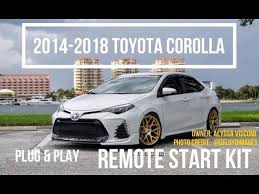 Front grille clip for toyota corolla 2020 le limited edition model for america, africa and europe version. 2014 2018 Toyota Corolla H Key Plug Play Remote Start Kit Youtube