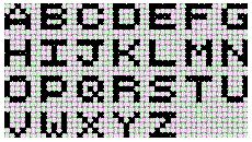 Free patterns / free cross stitch patterns / capital alphabet pattern. Cross Stitch Patterns A To Z Alphabet Sampler Large Letter Simple 5 By 5 Cross Stitch 4 Free