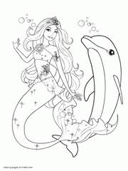 Nowadays, most of the children must be interested in coloring the book or everything. Barbie In A Mermaid Tale Coloring Pages For Girls
