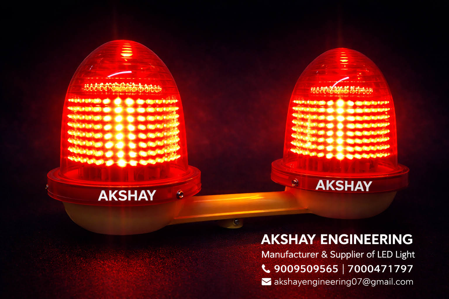 Double Red Aviation Light - Aviation Obstruction Lighting product image