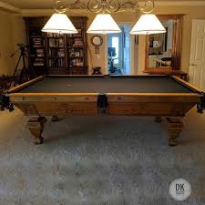 Just Starting To Disassemble This 9 Foot Brunswick Balke Collender Billiard Table On Linda Isle In Newport Beach I Ll Be M Billiard Table Pool Table Billiards