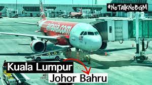 How to get from kuala lumpur to johor bahru. Air Asia Ak6042 Trip Report Kuala Lumpur To Johor Bahru Notalknobgm Youtube