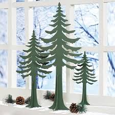 Wood Christmas Tree Cutout Wood Christmas Tree Mountain Cabin Decor Christmas Decorations