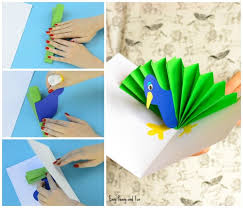 Night of navy card base: Peacock Pop Up Card Paper Craft Easy Peasy And Fun