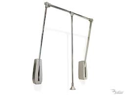 Shop closet rods online at acehardware.com and get free store pickup at your neighborhood ace. Wall Mounted Pull Down Rail Pull Down Rails Lifts Emuca Wardrobe Rail Clothes Rod Wall Mount