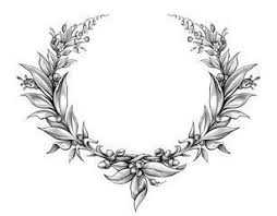 Vector Laurel Wreath Vintage Baroque Frame Border Monogram Floral Heraldic Shield Leaf Scroll Engraved Retro Framed Tattoo Vintage Frame Tattoo Wreath Tattoo