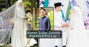 Tahniah elfira loy dan sufian suhaimi selamat mengikat tali pertunangan. Ini Reaksi Sufian Suhaimi Setelah Elfira Loy Selamat Berkahwin Penmerahpress