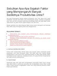 Setiap seller tentu menginginkan penjualan online yang lebih banyak demi meraup keuntungan yang. Faktor Yang Mempengaruhi Jumlah Urine