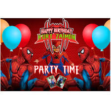 Spider Man Design Tarpaulin Design Spiderman Spiderman Birthday Party