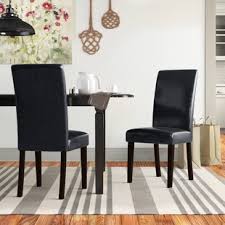 Suitable for elegant dining area, den, day room or as a side chair. Leather Dining Armchair Wayfair