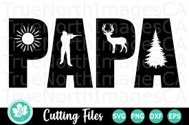 All contents are released under creative commons cc0. Papa Hunting A Fathers Day Svg Cut File 268477 Cut Files Design Bundles