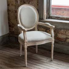 White Washed Arm Chair Set Of 2 Farmhouse Armchair Armchair Country Armchair