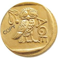 Three modern greek currencies, the first introduced in 1832 and the last replaced by the euro in 2001. G 02 Ancient Athens Greek Gold Drachm Atena Greece Owl Drachma Gold Plated Copy Coins Coin Coins Coin Copycoin Gold Aliexpress