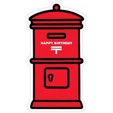 ポスト型はがき ｈａｐｐｙ ｂｉｒｔｈｄａｙ 郵便局で買えるグッズposta collect はがき ポスト 郵便局