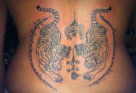 Sak Yant Tiger Tattoo Images Sak Yant Tattoo Tiger Tattoo
