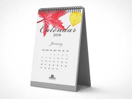 Layered psd easy smart object insertion license: Calendar Psd Mockups