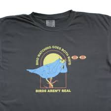 Birds Aren T Real Hoodie Birdwatching Tee Dark Mens Tops Bird Watching Shirts