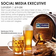 Beer Job Docial Media Executive Marketing Jobs Beer Brands Beer
