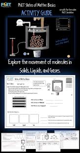 Phet States Of Matter Activity Guide Distance Learning Matter Activities States Of Matter Science Teaching Resources