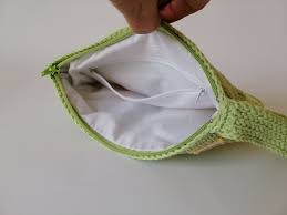 Buy Large Crochet Cosmetic Bag, Crochet Makeup Bag, Travel Organizer, Large  Makeup Bag, Crochet Wallet, Face Mask Bag, Gift for Her, Makeup Box Online  in India