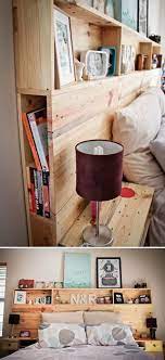 Maybe you would like to learn more about one of these? 16 Diy Headboards That Can Revamp Your Bed Diy Wood Headboard Rustic Wood Headboard Headboard Storage